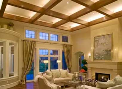потолки в частном доме